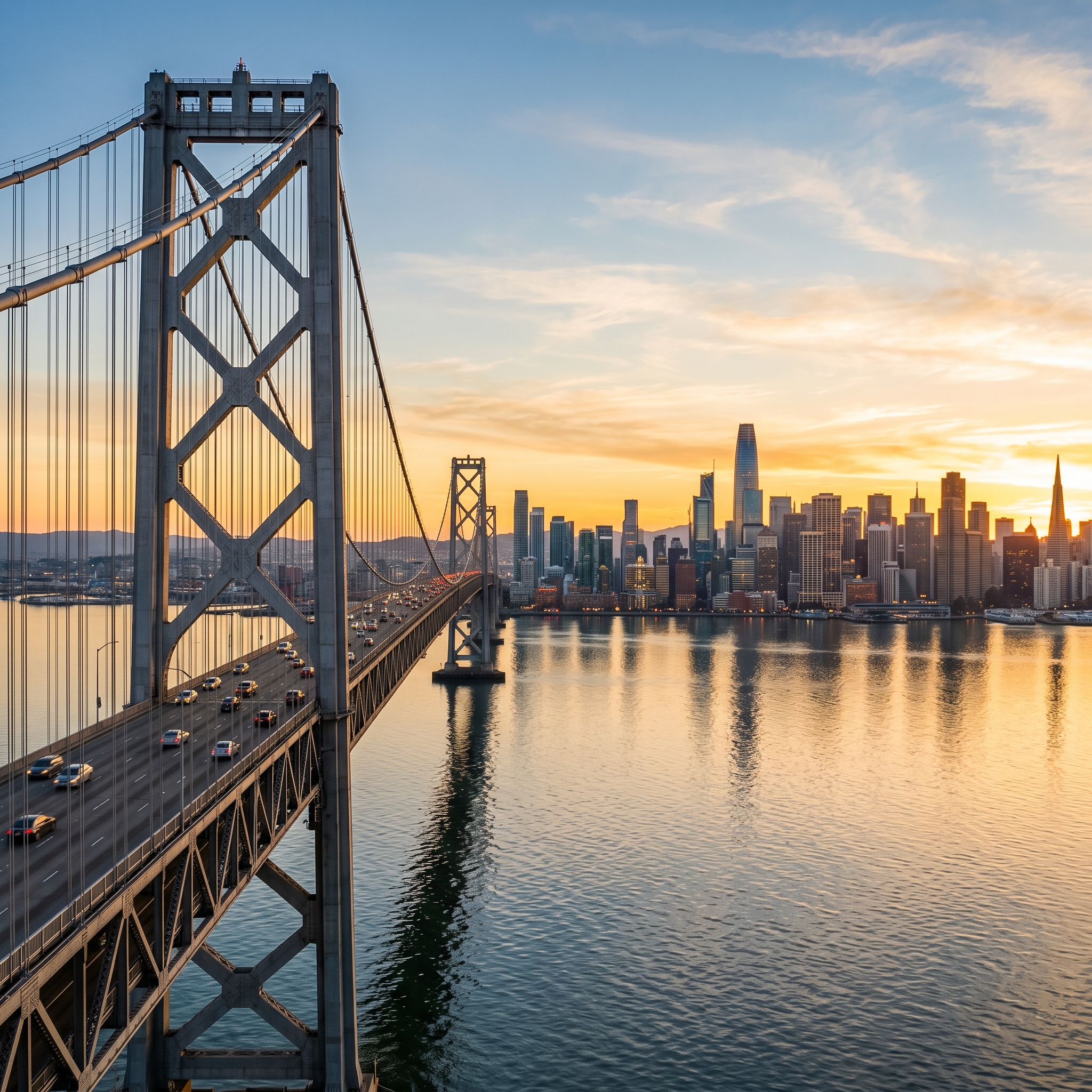 Brooklyn Bridge skyline